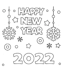 Free printable happy new year coloring pages. Printable 2022 New Year Coloring Page Free Printable Coloring Pages For Kids