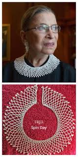 Lace RBG Collar Free Crochet Patterns