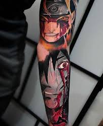 Anime Tattoo Sleeve Naruto Tattoo Anime Tattoos Bleach Tattoo