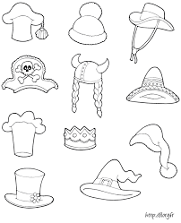 dessin a imprimer des chapeaux coiffes coloriage voiture de course