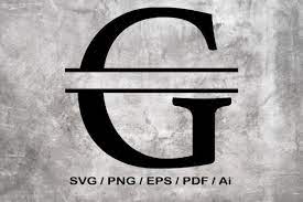 Download Split Letter Monogram Letter G Graphic By Narcreativedesign Creative Fabrica