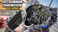 Cast Aluminum Transmission Case Repair || How to Weld and Fix Broken  Transmission Housing
