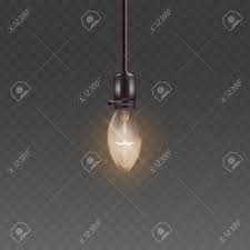 Single Hanging Light Bulb The Interior Vintage Lighting Element Royalty Free Cliparts Vectors And Stock Illustration Image 128170387