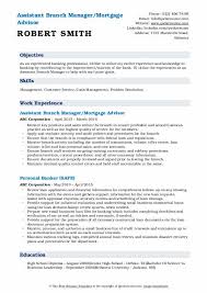 Assistant Branch Manager Resume Samples Qwikresume