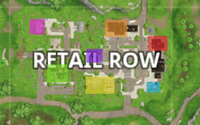In this video we look at the new update in fortnite and why the town names are yellow. Fortnite Retail Row Guide Landing Spots Landmarks Chest Locations Map Loot Path Challenges Pro Game Guides