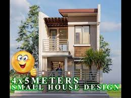 4x5 Meters Small House Design Ideas 20sq M 2 Bedrooms Youtube Small House Design Small House Design Simple Small House Design Exterior