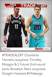 Subscribe, like & comment for more! Ageey Tradeert Infor 12 Hornets 20 Vnd Esign Ro Vndsgn Tradealert Charlotte Hornets Acquired Timofey Mozgov 2 Future 2nd Round Picks Brooklyn Nets Acquired Dwight Howard Vndesign Brooklyn Nets Meme On Me Me