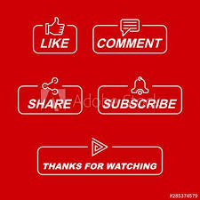 Get more youtube subscribers by creating a friendly youtube subscription link that makes it easier for people to subscribe to your youtube channel. Like Comment Share Subscribe And Thanks For Watching Icon Button Illustration In 2021 Youtube Logo Video Design Youtube Youtube Design