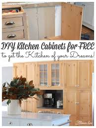 reusing kitchen cabinets