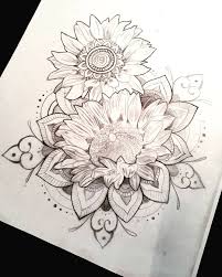 Pin By Liran On Tattoo Sunflower Mandala Tattoo Henna Tattoo Kit Sunflower Mandala