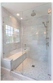 Lyon Village Colonial Large Shower Ideas Master Bath Walk In Glass Shower With Built Master Bathroom Shower Bathroom Remodel Shower Master Bathroom Design