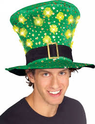 Light Up Shamrock Hat