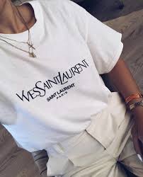 Dalla zia toscana, proprietaria di una prestigiosa sartoria, apprende fin da bambina che è possibile giocare con colori e tessuti. Ysl Inspired Products From Love Squad Goals Teespring Yves Saint Laurent Shirt Ysl Shirt Womens Shirts