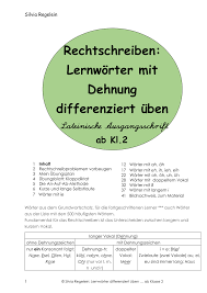 Lernworter Mit Dehnung Differenziert Uben La Unterrichtsmaterial In Den Fachern Daz Daf Deutsch In 2020 Lernen Daf Unterrichtsmaterial