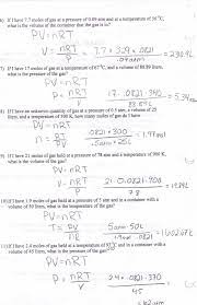 Ideal Gas Law Worksheet Answer Key - Promotiontablecovers