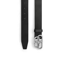 Ceinture Bb Large en Noir | Balenciaga FR