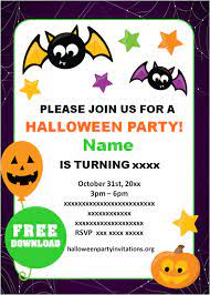Choose from tons of unique invite designs that you can customize online in minutes. Free Printable Kids Halloween Party Invitations Templates