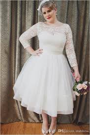 Our vintage style wedding dresses are available in many silhouette styles like mermaid, ball gown, or trumpet and available in many different sizes. Discounta Line Plus Size Wedding Dresses Sheer Neck Lace Organza Wedding Dresses Uk Vintage Tea Length Wedding Dress Long Sleeve Bridal Gowns From Startdress 86 93 Dhgate Com