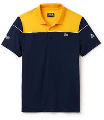 Also notice how the retail lacoste djokovic polo shirts had 3 buttons from wimbledon 2017 to wimbledon 2018 (those + rg17 were 100% polyester). Lacoste Polos Men S Sport Tech Pique Polo Novak Djokovic Collection Polo T Shirt Design Mens Polo T Shirts Polo Shirt Design