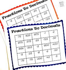 Express whole numbers as fractions, and recognize fractions that are equivalent to whole numbers. Free Convert Fractions To Decimals Game Grades 4 6