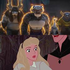 Mention Disney Princesses that aren't afraid of Po's archenemies, and are  ready to fight them.