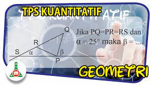 Agar tidak ketinggalan silahkan klik subscribe channel edu vid. Soal Kunci Jawaban Tes Potensi Skolastik Utbk Ujian Tulis Berbasis Komputer Pengetahuan Kuantitatif Geometri Azafah78