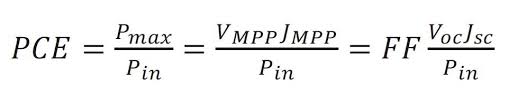 Due to this reason, a deep understanding of ff is quite difficult. Electrical Characterization Of Organic And Perovskite Solar Cells
