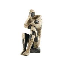 Download a free preview or we'll connect you with a designer who can make updates and send you the artwork in a format of. Thinking Man Handmade Ceramic Decorative Original Artwork Sculpture 35cm 13 8
