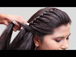 New Hairstyle For Ladies And Girls 2019 Latest Wedding Bun Hair Nia Magazine Braided Hairstyles Easy Side Braid Hairstyles Easy Hairstyle Video