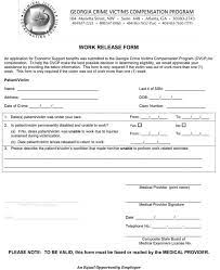 This physician's medical release form from the alberta human rights commission can be easily filled out by the medical practitioner. 44 Return To Work Work Release Forms Printabletemplates