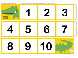 You can also laminate them, but be sure you trim the lamination down quite a bit or the puzzle pieces won't fit well. Printable Number Line Mr Printables