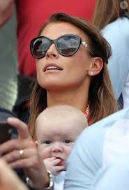 Photo : Kimberly Crew (femme de Joe Hart), Rebekah Vardy (femme de Jamie  Vardy), Coleen Rooney (femme de Wayne Rooney) et son fils Klay Rooney