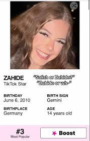 How Old Is Zahide How Old Is Salish Matter