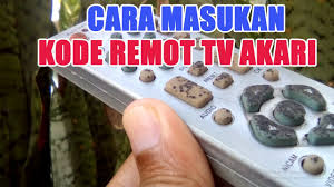 Pada kolom hasil kode remot tv tersebut terdapat beberapa kode, coba salah satu yang urutan pertama, bila tak berfungsi. Kode Remot Tv Akari Lengkap Dengan Cara Settingnya Youtube