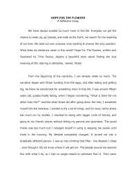 Hope for the flowers by trina paulus hope for the flowers is a story about a caterpillar, stripe, who was born in this world and lived a normal life as expected from a caterpillar: A Reflection Essay Studocu