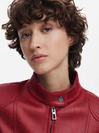 Rode leren jassen voor dames » online op ABOUT YOU