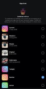 And choose what you think is most beautiful to copy. Instagram How To Change Your App Icon On Ios And Android Express Co Uk