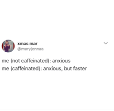 Jitters Uncontrollably I M Fine Crazyjewishmom Via Twitter Maryjennaa Jewish Moms Santa Clarita Diet Make Me Laugh