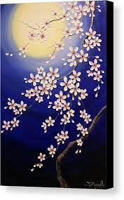 Maybe you would like to learn more about one of these? Cherry Blossoms Canvas Print Canvas Art By Tomoko Koyama Flower Art Painting Diy Canvas Art Painting Canvas Art Painting