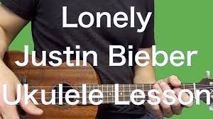 F#m but no one's listening. Justin Bieber Benny Blanco Lonely Ukulele Lesson Youtube