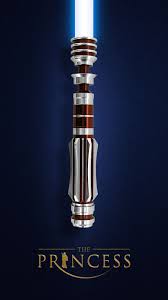 The Princess Leia S Jedi Saber Star Wars Light Saber Star Wars Geek Star Wars Poster