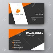 Business cards are the tools that help you live a lasting effect in the minds of your audience or clients and how they see you and your business. Business Card Template Visiting Card For Business And Personal Royalty Free Cliparts Vectors And Stock Illustration Image 84887118