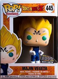 Funko Pop Dragon Ball Z Majin Vegeta Over 9000 Com Nycc Exclusive W Protector Figuras De Goku Munecos Pop Tatuajes De One Piece