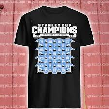 Fansedge is your source for the latest 2020 stanley cup final apparel commemorating a shop new lightning stanley cup gear including hats, shirts, and stanley cup jerseys to celebrate their victory over the dallas stars. Good Tampa Bay Lightning 2020 Stanley Cup Champions Roster Shirt Hoodie Sweater Long Sleeve And Tank Top