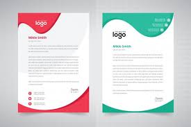 Wave Letterhead Design In 2020 Letterhead Design Letterhead Business Business Cards Creative