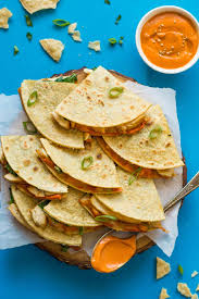 In a small bowl, mix together the gochujang paste, rice vinegar, sugar and soy sauce. Chicken Quesadillas With Gochujang Sauce