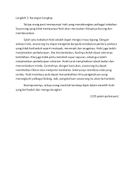 Karangan Berdasarkan Bahan Rangsangan
