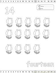 They have different numbers on their bellies! Numbers 14 Coloring Page For Kids Free Numbers Printable Coloring Pages Online For Kids Coloringpages101 Com Coloring Pages For Kids