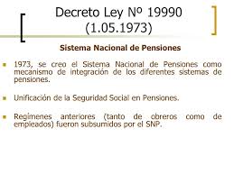 30 de abril de 1973. Sistema Nacional De Pensiones Cesar Gonzalez Hunt Ppt Descargar