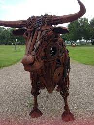 Bull Jeroen Jacobs Scrap Metal Art Metal Art Junk Art